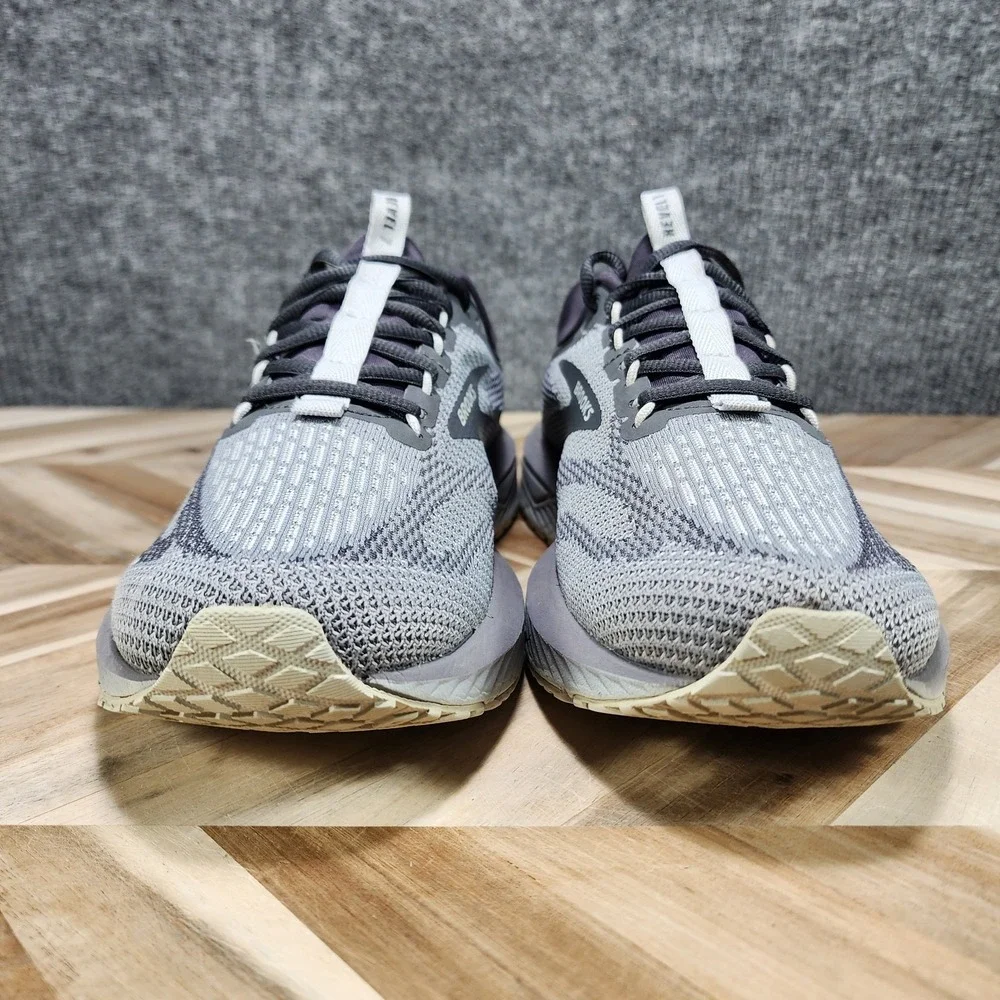 Brooks Revel 7 Gray Men's 9.5 Balanced Cushion Road Running Shoes Sneakers